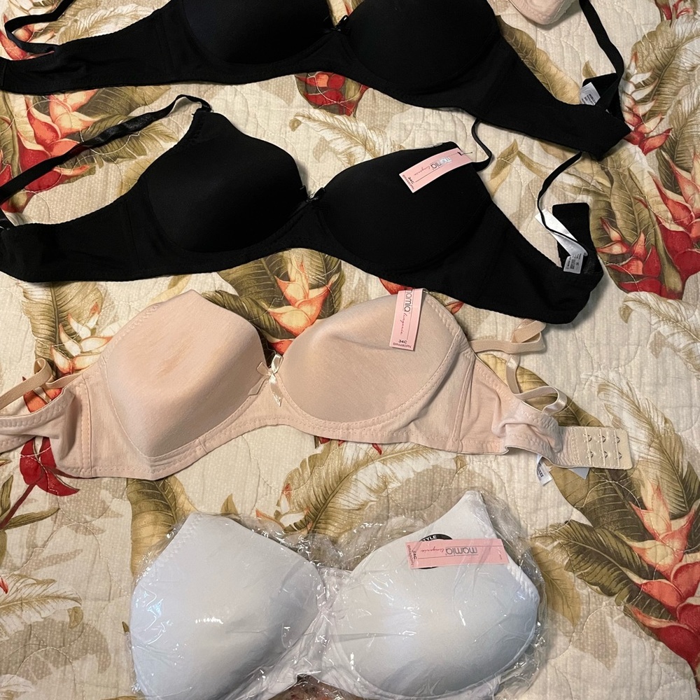New 34C wireless bras